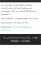 Mobile Screenshot of itproject-search.com