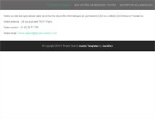 Tablet Screenshot of itproject-search.com